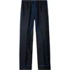 Burberry Sunflower Silk Pyjama Trousers In Blue