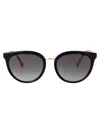 Burberry Womens Black Be4316 Phantos-frame Acetate Sunglasses In Black