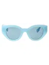 Burberry Azure Acetate Sunglasses In 408680 Azure