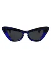 Burberry Cat Eye Sunglasses 0 Be4421 U 411487 In 411487 Check Blue