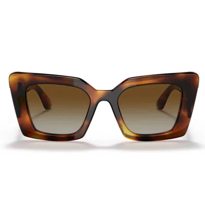Burberry 0be4344 3316t5 Butterfly Polarized Sunglasses In Grey Gradient