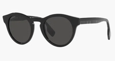 Pre-owned Burberry Sunglasses Be4359f 399687 51 Reid 399687 Black Grey Man In Gray