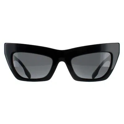 Pre-owned Burberry Sunglasses Be4405 300187 Black Dark Gray