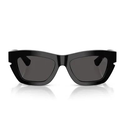 Burberry Sunglasses Be4454 300187 Black/dark Grey Women In Red