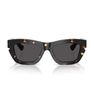 Burberry Be4454f Vestibilità Orientale 410687 Occhiali Da Sole Tartarugatishell Per Donna In Black