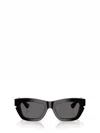 Burberry Eyewear Rectangular Frame Sunglasses In Black