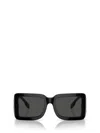 Burberry Womens Black Be4406u Square-frame Acetate Sunglasses In Black