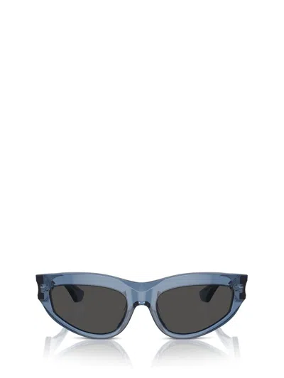 Burberry Dark Grey Cat Eye Ladies Sunglasses Be4425u 411787 55 In Blue