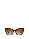 Burberry Cat Eye Sunglasses 0 Be4372 U 300213 In Brown