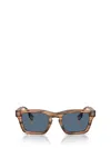 Burberry Sunglasses With Rectangular Frames In Brown