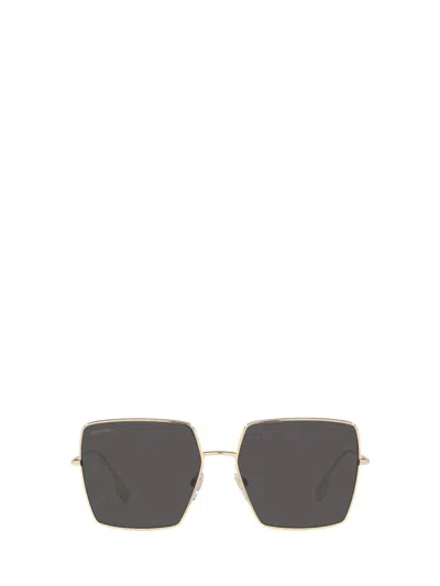 Burberry Womens Be3179 Square-frame Metal Sunglasses Grey In Silver