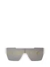 Burberry Rectangular Logo Sunglasses In Gray