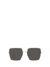 Burberry Womens Gold Be3133 Daphne Square-frame Metal Sunglasses In Light Gold