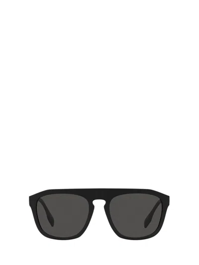 Burberry Sunglasses In Matte Black
