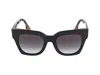 Burberry Bio-acetate Square Frame Sunglasses In Multicolor