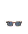 Burberry Sunglasses With Rectangular Frames In Brown