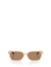 Burberry 54mm Rectangular Sunglasses In Brown