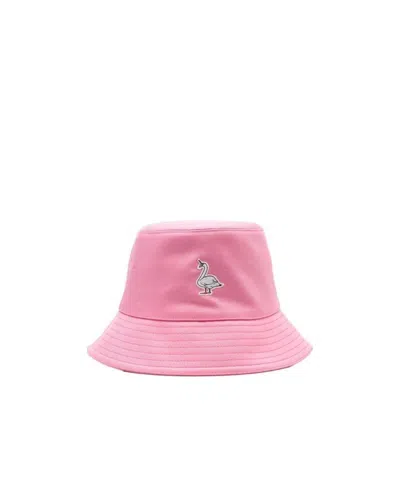 Burberry Swan Pattern Fisherman's Hat In Pink
