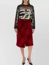 Burberry Swan Print Top In Multi
