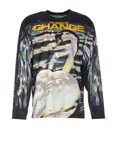 Burberry Max Mara Sportmax Stone Body-top Black In Multi