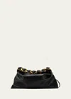 BURBERRY SWAN SMALL LEATHER SHOULDER BAG