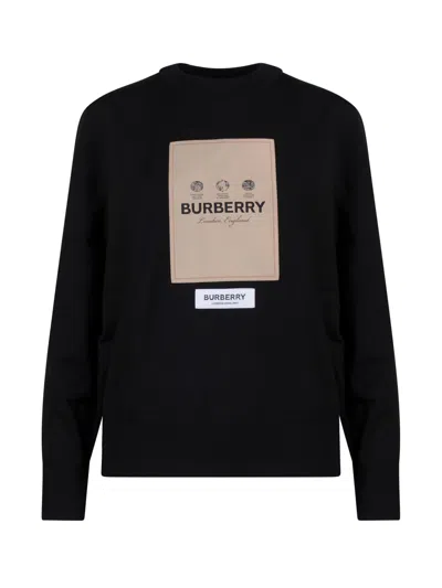 Burberry Sweater In Black