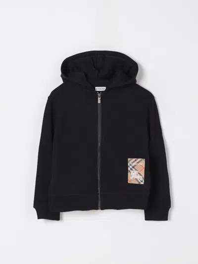 BURBERRY SWEATER BURBERRY KIDS COLOR BLACK,425347002