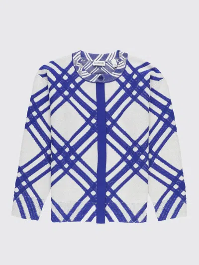 BURBERRY SWEATER BURBERRY KIDS COLOR BLUE,F93797009