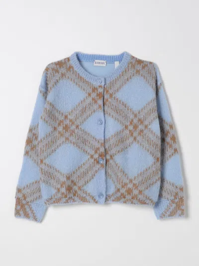 BURBERRY SWEATER BURBERRY KIDS COLOR BLUE,G16691009