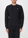 Burberry Cotton Sweatshirt With Logo Embroidery In Black