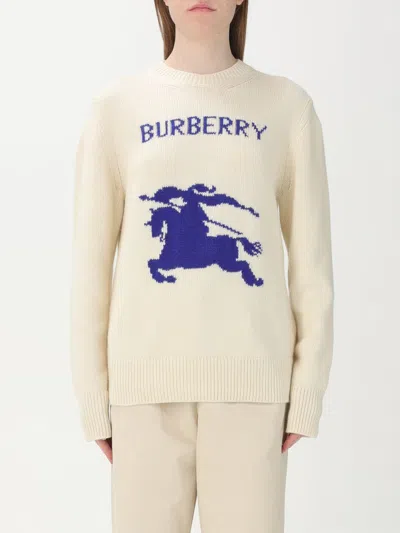 BURBERRY SWEATER BURBERRY WOMAN COLOR WHITE,G50205001