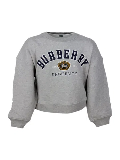 Burberry Kids' Sweater In Gray