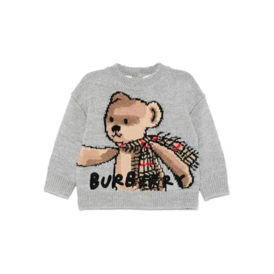 Burberry Kids' Sweater In Gray