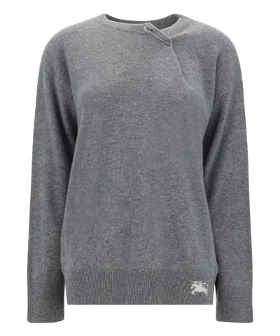 Burberry Sweater In Grey