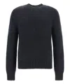 Burberry Cashmere Sweater With Ekd Design In Grey