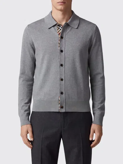 Burberry Sweater Men In Gray