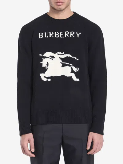 BURBERRY SWEATER WITH LOGO