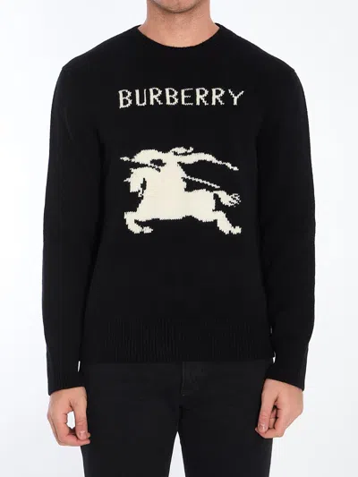 BURBERRY SWEATER WITH LOGO