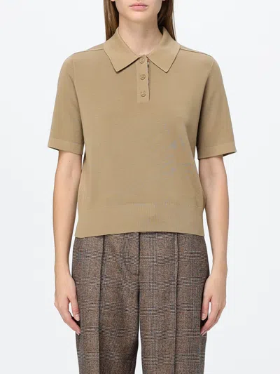 Burberry Sweater Woman Color Beige In Nude