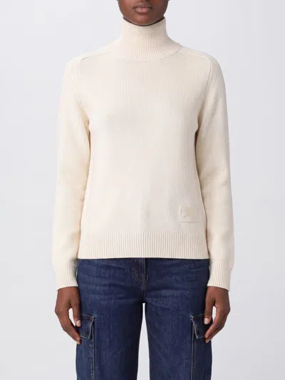 Burberry Sweater Woman Color White In Neutral