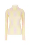 Burberry Argyle Cotton Silk Sweater