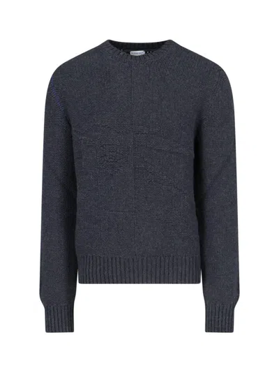 Burberry Sweaters In Gray