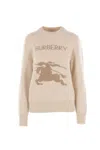 Burberry Beige Wool Sweater In Brown