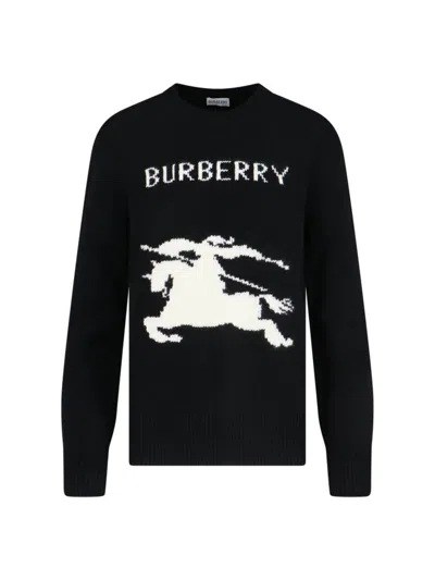 Burberry Sweaters In Black