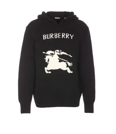 Burberry Sweaters In Black