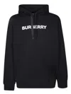 Burberry Black Cotton Sweatshirt In Black