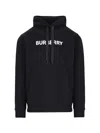 Burberry Black Cotton Sweatshirt In Black