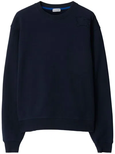 Burberry Ekd Cotton Sweatshirt In Black