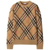 Burberry Ered Wool And Mohair Pullover Sweater In Brown