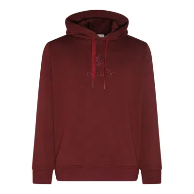 Burberry Jumpers In Deep Crimson